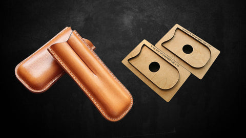 Cutting tools to make a 2 sticks cigar case
