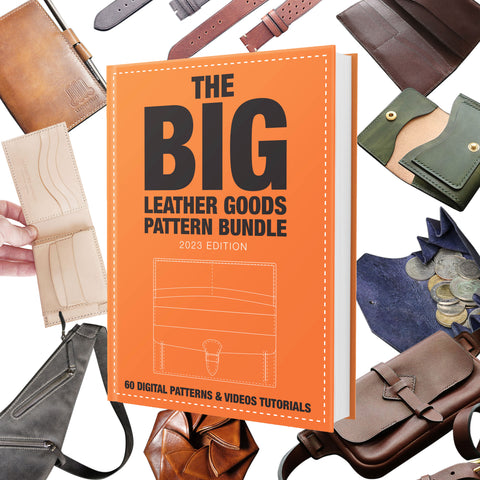 Leather goods bundle  Includes 60 templates, ranging from bags to wallets, card holders, purses, and more, with a whopping 196 pages!