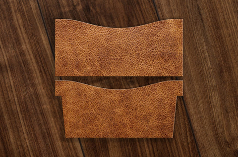 Horizontal wallet card pockets