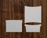 Leather cutting dies to make a minimalist leather wallet