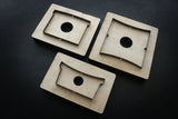 Cutting die set to make a slim wallet