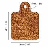 Our range of cutting dies for leather will enable you to cut key rings in different shapes and sizes. Made from the finest Japanese steel, we ship worldwide.