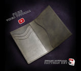A bifold leather card holder, pdf templates and video tutorial