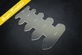 Acrylic leather strap and belt point template