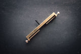 Brass stamp holder for leather press. Fits WT-90DS or Vevor type press