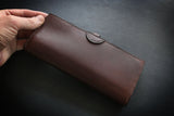 Acrylic templates to make a long wallet with strap