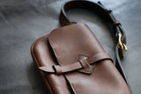 PDF templates to make a leather waist bag