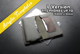 PHONE WALLET - acrylic patterns + video tutorial
