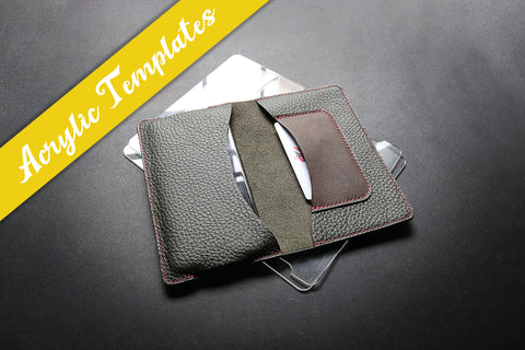 PHONE WALLET - acrylic patterns + video tutorial