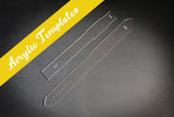 WATCH STRAP (18 TO 25MM LUG WIDTH) - acrylic patterns + video tutorial