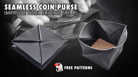SEAMLESS COIN POUCH - PDF PATTERNS + VIDEO TUTORIAL
