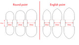 Acrylic templates for Ring holders - Leather works