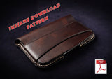 PEN CASE, IPHONE CASE, WALLET, PASSPORT HOLDER & CARD HOLDER BUNDLE - PDF patterns + video tutorials
