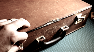 Restoring an old briefcase