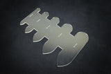 STRAP ENDS (ROUND & POINTY) STENCIL - acrylic templates