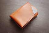This simple to make wallet will delight beginners as well as more experienced craftsmen. Made of two pieces of leather and a snap, it is very practical to use and does not take up too much space in the pocket. 