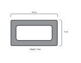 CARD HOLDER MOLD (100x50x7MM) - acrylic templates + video tutorial