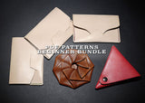 Beginner leather craft pattern bundle save 20%