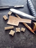 Custom leather brass stamp  | From $35 only share your graphics in the format of your choice or get us to design something from scratch for you