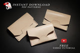 Download pdf patterns for leather card holder cases