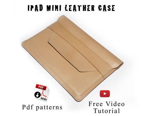 IPAD MINI CASE - PDF patterns + video tutorial