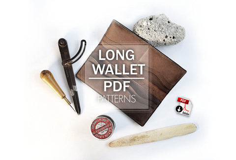 LONG WALLET I - PDF patterns + video tutorial