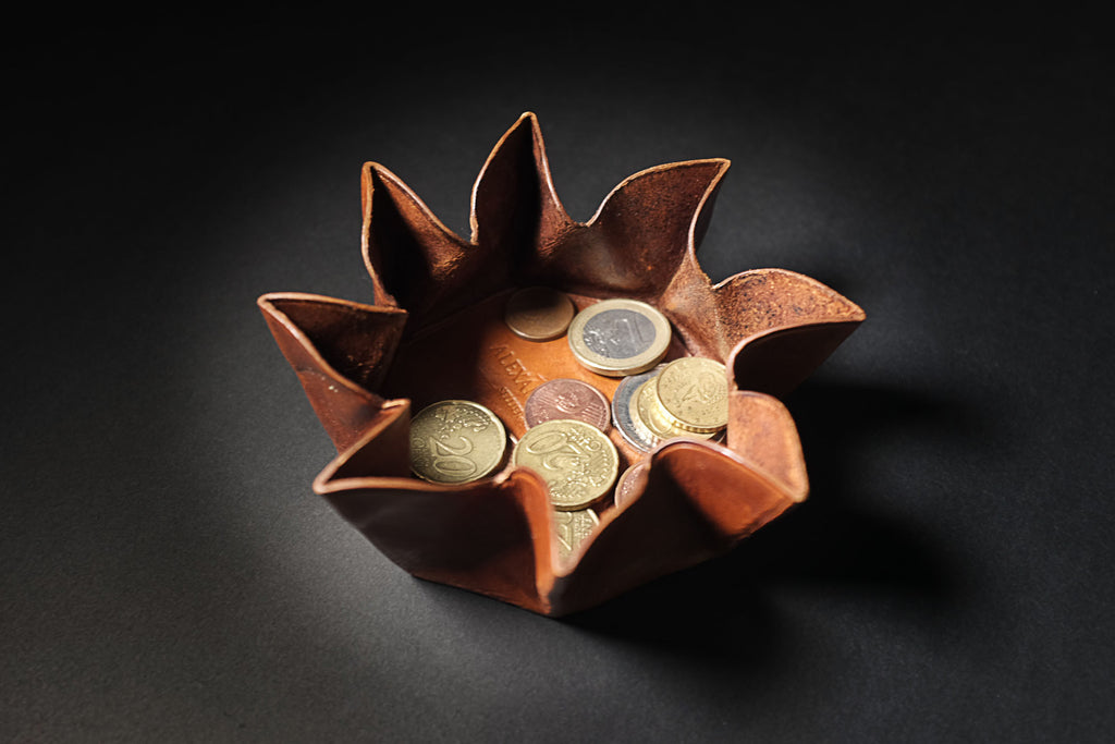 ORIGAMI COIN POUCH I - PDF patterns + video tutorial – AM leathercraft